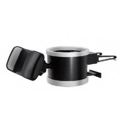 Universal Air Vent Drink Bottle Cradle Car Mount Holder (Black Gray)